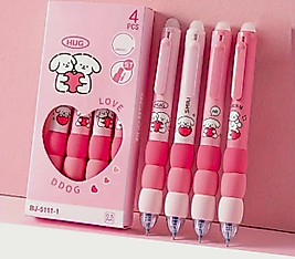 Sarılan Köpek Tasarımlı Tükenmez Kalem